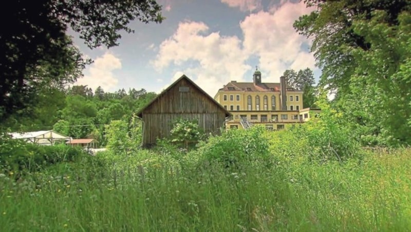 Der idyllische Edelhof. Doch der Schein trügt. (Bild: ORF/Redaktion)