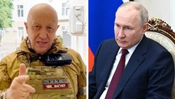 Jewgeni Prigoschin (links) und Wladimir Putin (Bild: AP, AFP, Krone KREATIV)