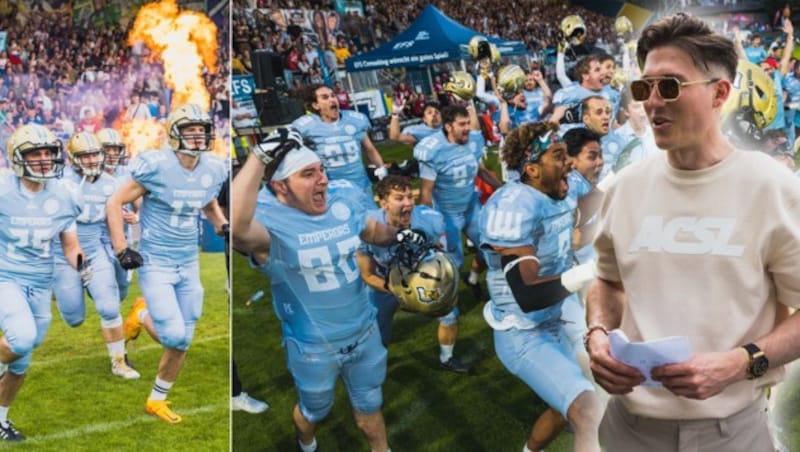 Krone.at zu Gast beim ACSL Summer Bowl - dem Football-Finale im College-Sport. (Bild: Lukas Zottl)