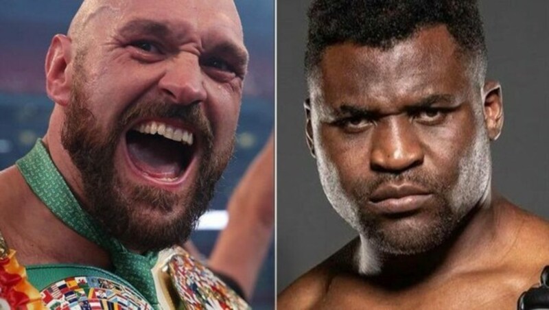 Tyson Fury, Francis Ngannou (Bild: Twitter.com/Tyson_Fury)