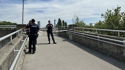 Die Leiche wurde an der Donau in Höhe Handelskai gefunden. (Bild: krone.tv)
