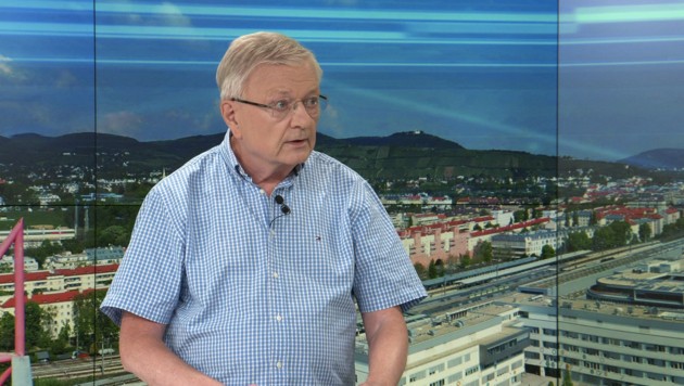 Kurt Seinitz, Außenpolitik-Experte der „Krone“ im Gespräch auf krone.tv (Bild: krone.tv)