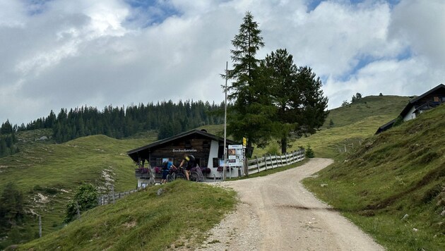 Auf dem Weg zur Buchackeralm kam es zum fatalen Unfall.