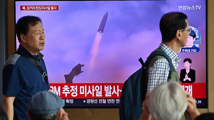 Südkoreanische Medien berichteten über die neue Raketentechnologie Nordkoreas.