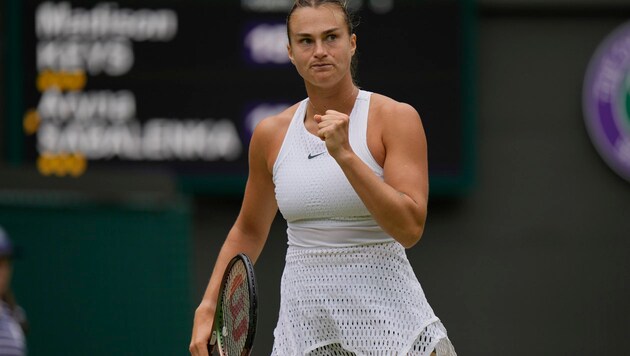 Aryna Sabalenka lässt auch im Viertelinale nichts anbrennen. (Bild: AP)