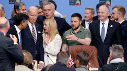 Staats- und Regierungschefs beim NATO-Gipfel in Vilnius (Bild: AFP or licensors)