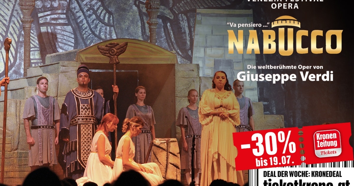 Oper Unter Sternen - Sichern Sie Sich -30% Auf Ihre NABUCCO Tickets ...