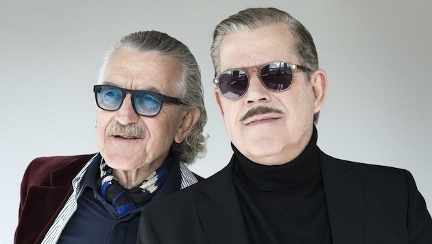 Seit mehr als 40 Jahren ein kongeniales Duo des Elektro-Pop: Dieter Meier und Boris Blank (Bild: Helen Sobiralski)