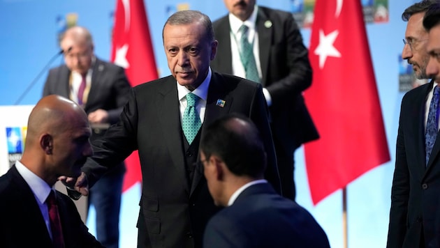 Der türkische Machthaber Recep Tayyip Erdogan (Bild: AP)