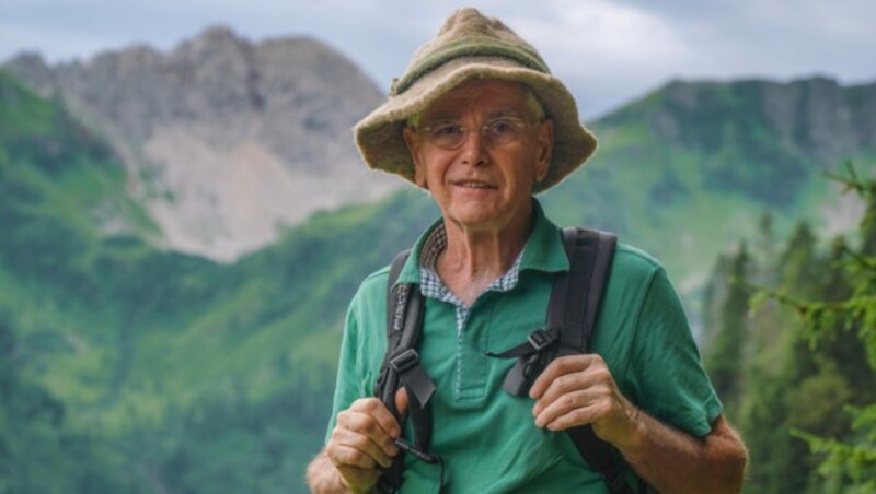 Der pensionierte Chirurg Georg Lexer ist gern in den Bergen unterwegs und nimmt immer wieder mal auch Gäste mit. (Bild: Hannes Wallner)