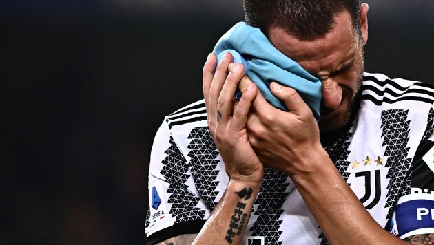 Leonardo Bonucci wird wohl bald seine Koffer packen müssen. (Bild: APA/AFP/Marco BERTORELLO)