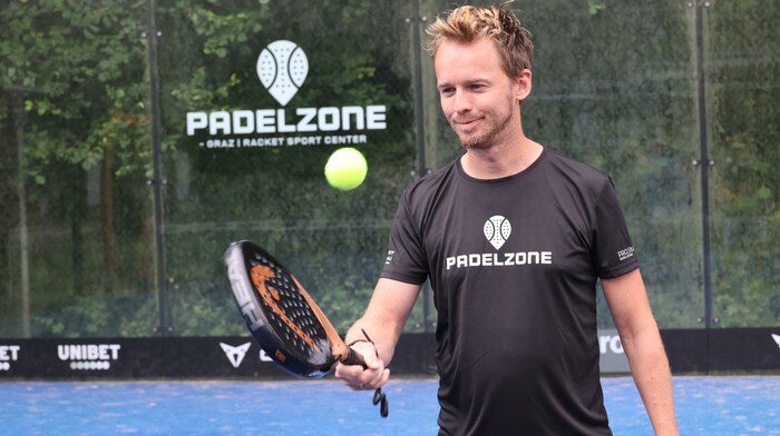 Christian Grasgruber leitet im Racket Sport Center Graz-Ragnitz die Padel-Akademie.