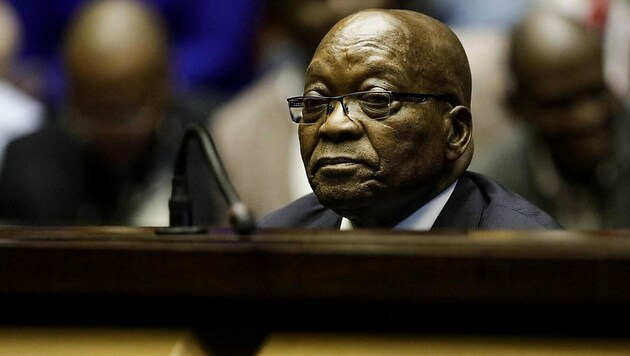 Ex-Präsident Jacob Zuma muss zurück ins Gefängnis. (Bild: APA/AFP/Rajesh JANTILAL)