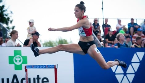 Anna Mager legte über 400 Meter Hürden noch einmal gewaltig zu.