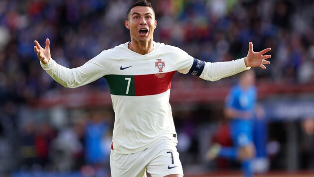 Cristiano Ronaldo cashte zuletzt ordentlich ab. (Bild: AP)