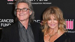 Leben seit 40 Jahren in wilder Ehe: Kurt Russell und Goldie Hawn (Bild: APA/AFP/Mark RALSTON)