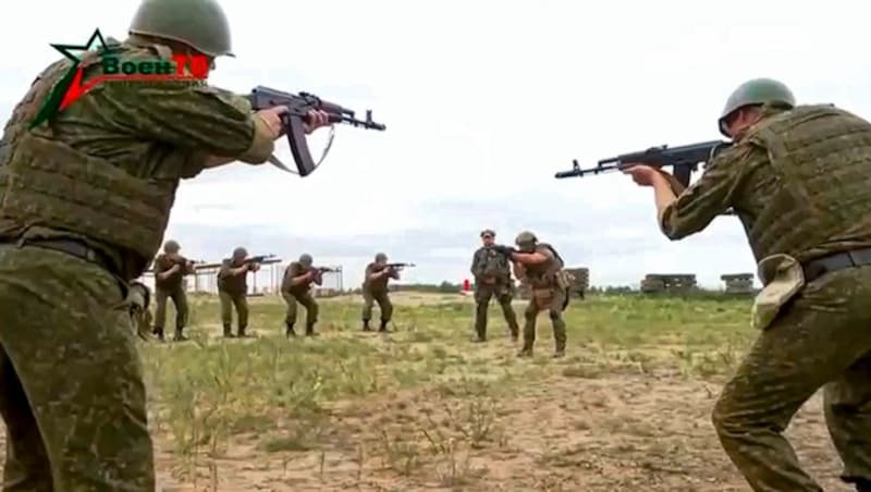 (Bild: Belarusian Defense Ministry via VoenTV)