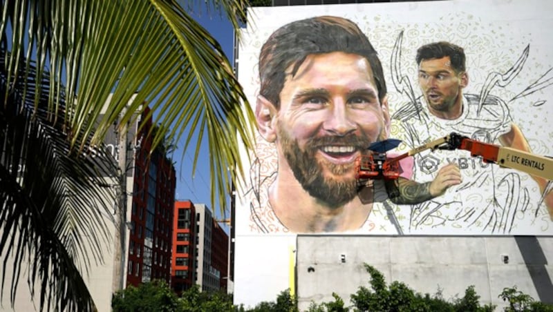 In Miami freuen sich alle auf die Auftritte von Lionel Messi. (Bild: AP)