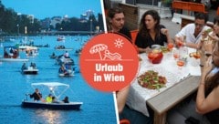 Das Lichterfest als eines der Highlights im Wiener Sommer. Der Club Praterstrasse lockt mit neuen Pizza Pop up. (Bild: Zwefo, Praterstrasse, Krone KREATIV)