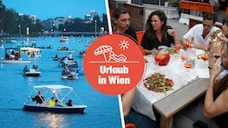 Das Lichterfest als eines der Highlights im Wiener Sommer. Der Club Praterstrasse lockt mit neuen Pizza Pop up. (Bild: Zwefo, Praterstrasse, Krone KREATIV)