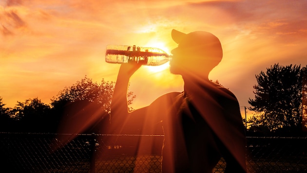 Sufficient fluid intake is extremely important on hot days like these. (Bild: mbruxelle / stock.adobe.com)