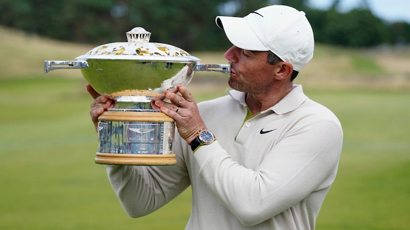 Rory McIlroy hofft nach den privaten Turbulenzen jetzt wieder auf Turniersiege. (Bild: Jane Barlow/PA via AP)