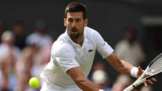 Novak Djokovic gewann das Turnier in Wimbledon bisher sieben Mal. (Bild: APA/AFP/Adrian DENNIS)