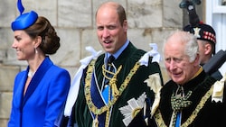 Prinzessin Kate und ihr Mann Prinz William unterstützen König Charles. Wobei William eine andere Einstellung zum Leben hat. (Bild: AAPA/AFP/POOL/John Linton)