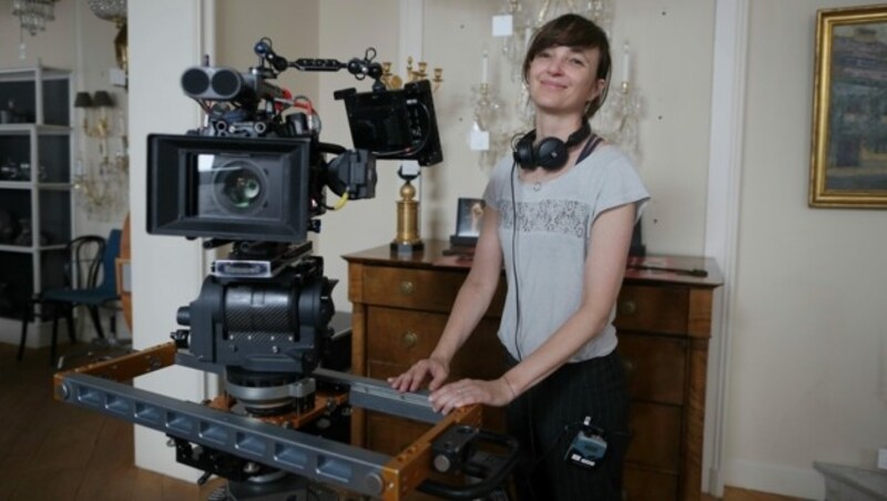 Regisseurin Johanna Moder beim Setbesuch der „Krone“. (Bild: Gerhard Bartel)