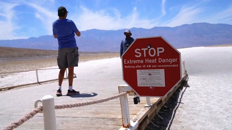 Death Valley, one of the heat poles of the USA (archive image) (Bild: kameraOne (Screenshot))