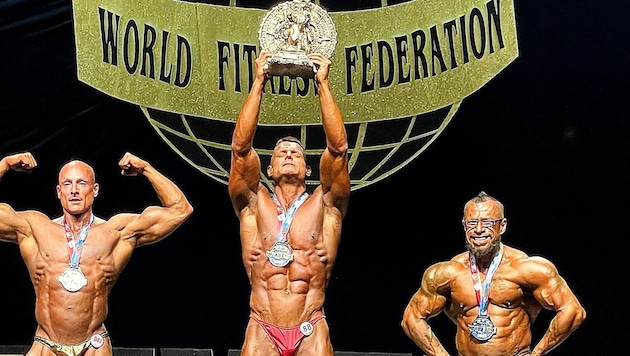 Bereits vor zehn Jahren gewann Drescher den Mr. Universum-Titel in Thessaloniki in Griechenland. Jetzt, zehn Jahre später, darf er sich erneut Mr. Universum nennen. (Bild: Estelle Tirala)