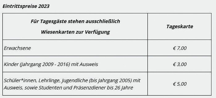 Ein Tageseintritt in das Stadionbad kostet 7 Euro.