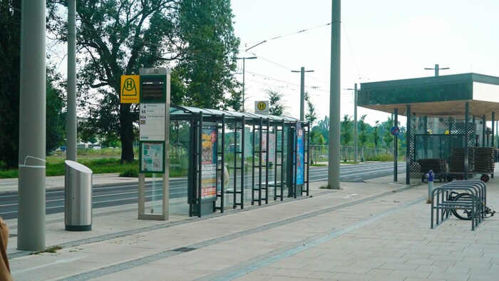 Die Jugendlichen kommen mit der Bim aus halb Graz.