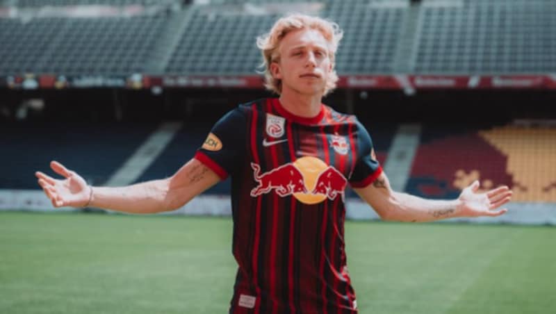 Mads Bidstrup hat sich in Salzburg binnen kürzester Zeit einen Stammplatz gesichert. (Bild: redbullsalzburg.at)