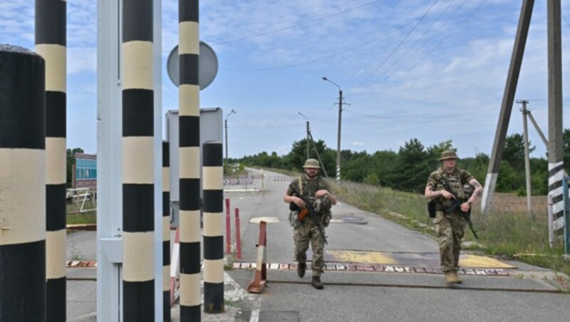 Belarussisch-ukrainische Grenze (Bild: AFP)