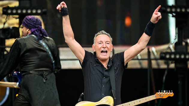 Bruce Springsteen: ein musikalischer Triumphzug im vollen Happel-Stadion (Bild: Andreas Graf)