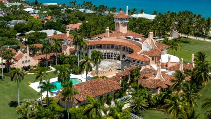 Trumps Villa in Mar-a-Lago (Bild: AP)