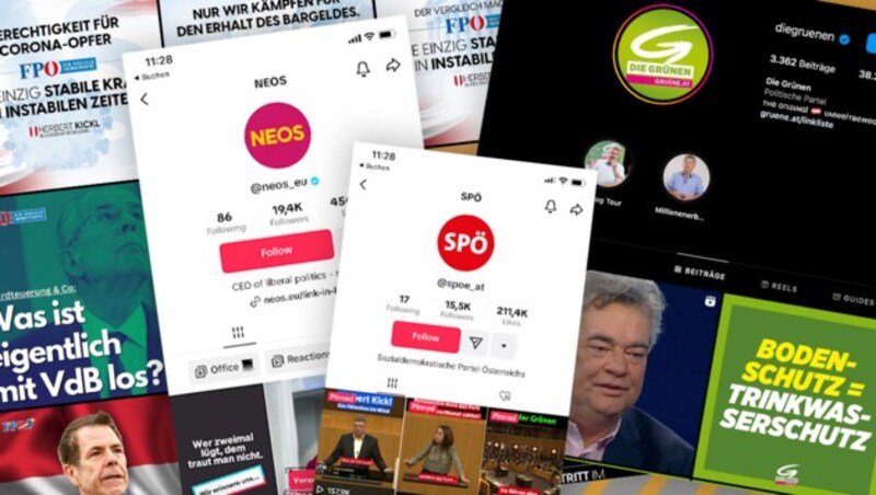 Persönliche Daten dürfen künftig nur noch dann für politische Werbung genutzt werden, wenn vorher explizit zugestimmt wurde (Symbolbild), (Bild: Screenshots instagram.com, Krone KREATIV)