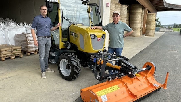 Dieser vollelektrische Traktor ist ein interessantes Beispiel für den Austausch zwischen Forschung und Landwirtschaft. (Bild: Schulter Christian)