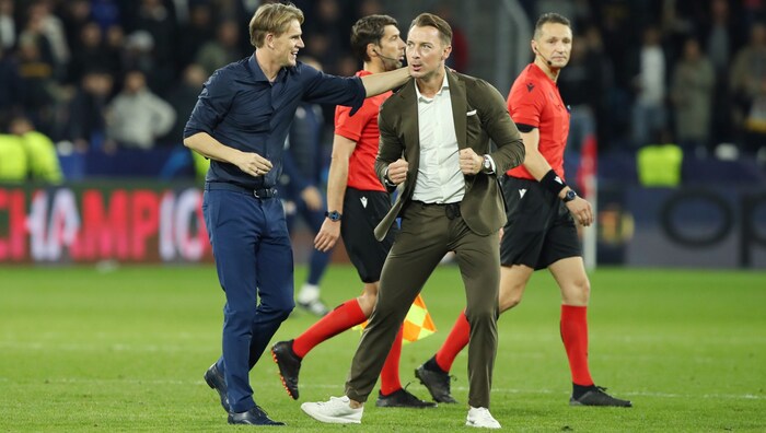 Christoph Freund (li.) und Matthias Jaissle gehen schon bald getrennte Wege.