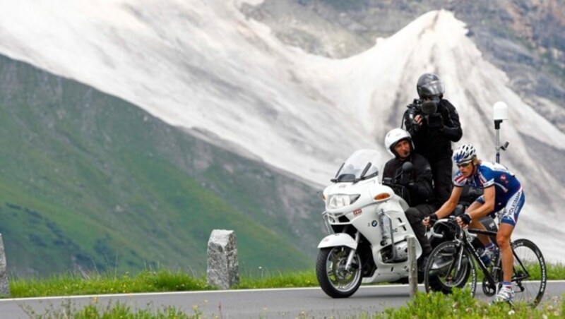 Gerrit Glomser kürte sich 2008 am Großglockner, wo auch der Giro d´Italia vielleicht bald wieder hinauffährt, zum „Glocknerkönig“. (Bild: REUTERS)