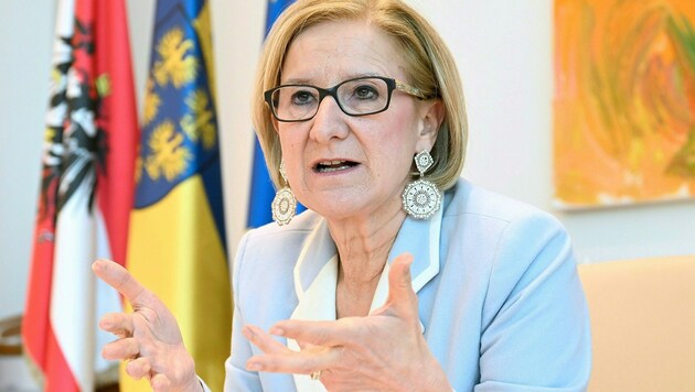 Johanna Mikl-Leitner, Gobernadora de Baja Austria. (Bild: APA/Helmuth Fohringer)
