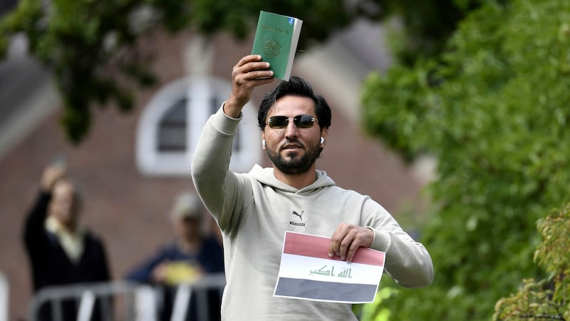 Momika had attracted much criticism for his public desecration of the Koran. (Bild: TT NYHETSBYRAN/AP)