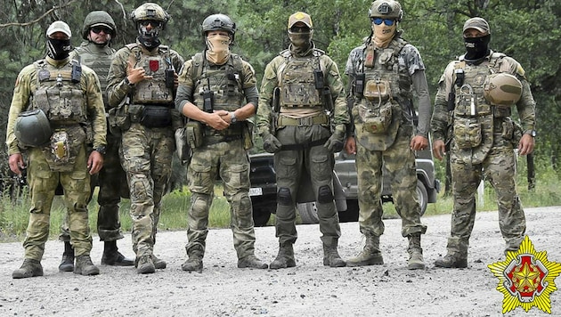 Kämpfer der Privatarmee „Wagner“ (Bild: Belarus‘ Defense Ministry)