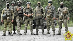 Kämpfer der Privatarmee „Wagner“ (Bild: Belarus‘ Defense Ministry)