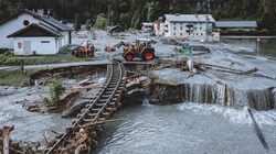 Das Rekord Unwetter vom 18. Juli 2021 hinterließ tiefe Spuren in den Gemeinden der Region. (Bild: EXPA/ JFK)