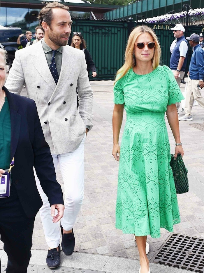 James Middleton und Ehefrau Alizee in diesem Sommer in Wimbledon