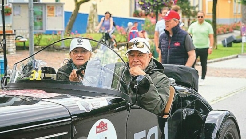 Der österreichische Manager Siegfried Wolf mit seiner Frau Andrea. (Bild: Sepp Pail)