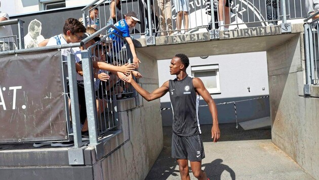 Die Entscheidung ist gefallen: Emegha wechselt zu Straßburg! (Bild: GEPA pictures)