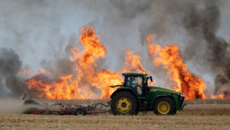 Die Klimakrise treibt die Temperaturen weltweit nach oben. (Bild: APA/dpa/Ralf Hirschberger)